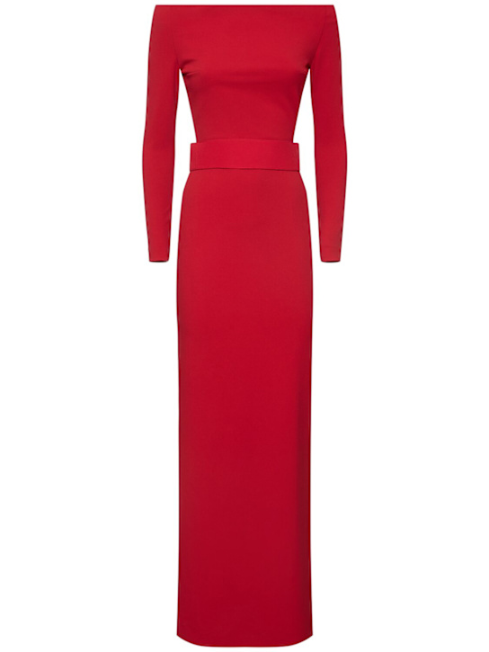 Solace London - Sabina crepe knit maxi dress