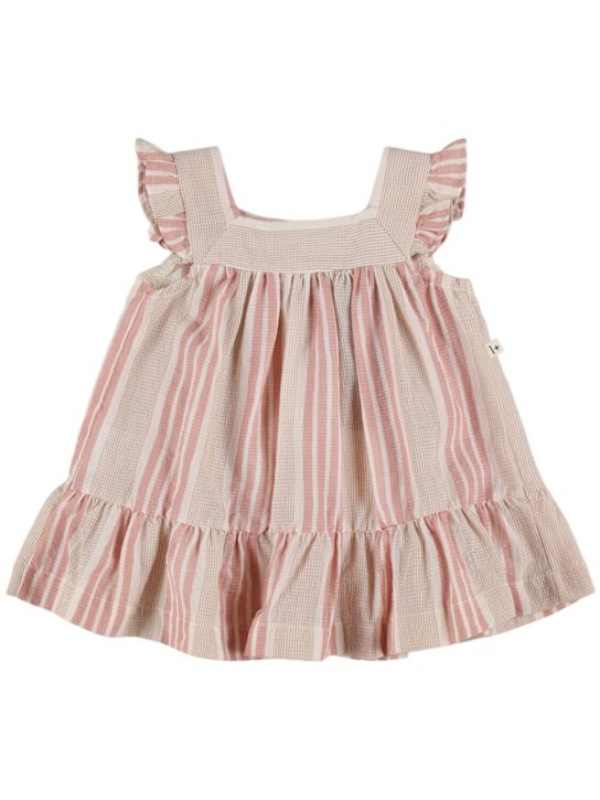 1 + IN THE FAMILY - Stripe print organic cotton blend dress