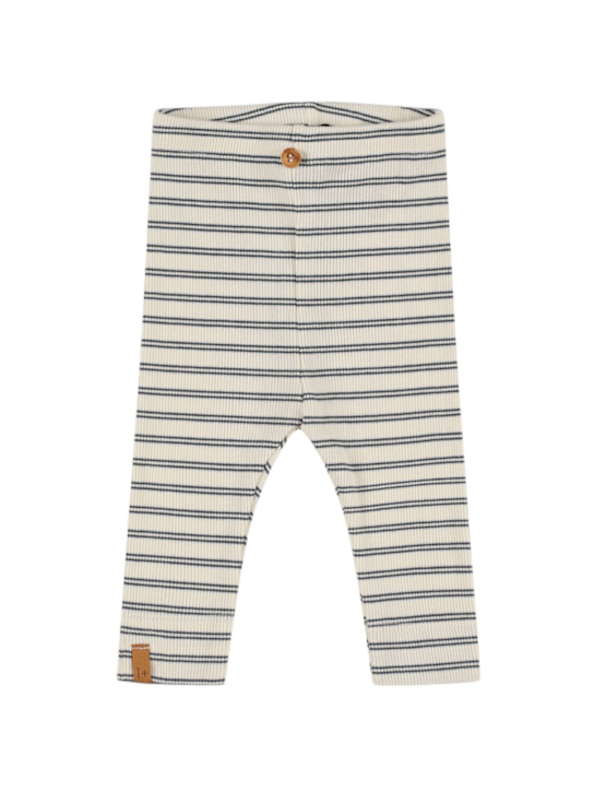 1 + IN THE FAMILY - Legging en coton mélangé à rayures