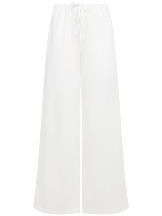 Annagreta - Pantaloni Olimpia in twill di cotone