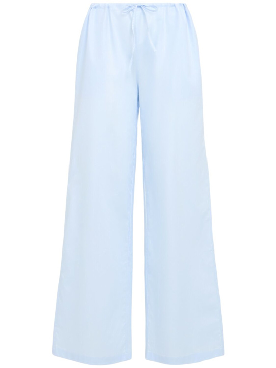Annagreta - Pantaloni Olimpia in twill di cotone