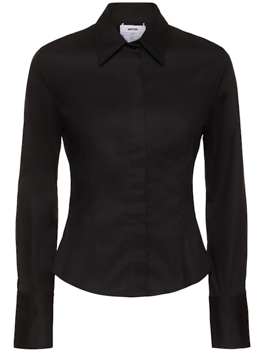 BETTTER - Chemise en popeline de coton mélangé Cascade