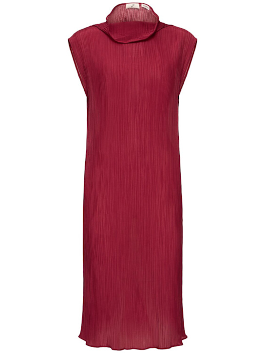 Bite Studios - Robe midi en coton texturé et soie Eve