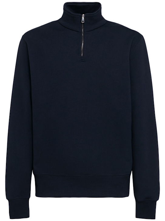 THE CORE - Half-zip cotton sweatshirt