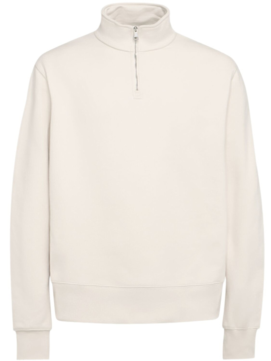 THE CORE - Half-zip cotton sweatshirt