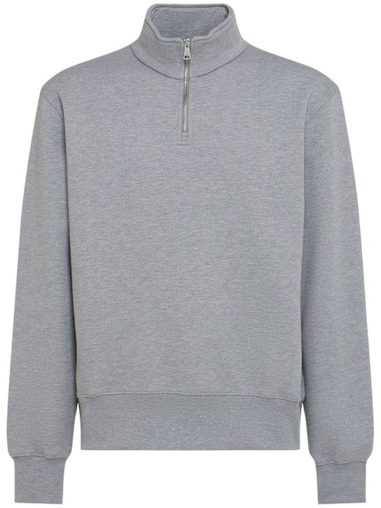 THE CORE - Half-zip cotton sweatshirt