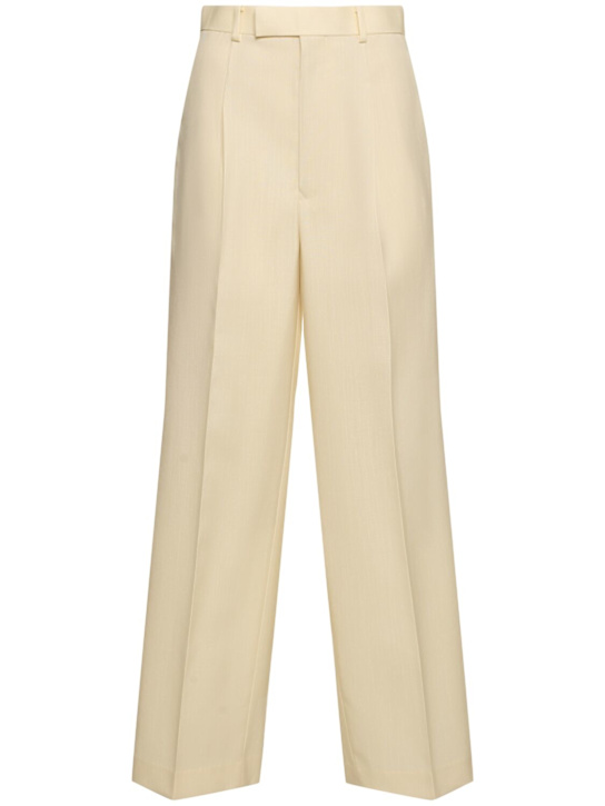 Auralee - Wool & mohair tuck pants