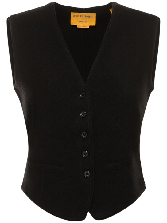 Guest In Residence - Gilet sartoriale in cashmere