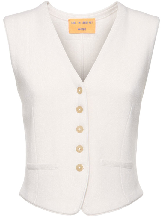 Guest In Residence: Gilet sartoriale in cashmere