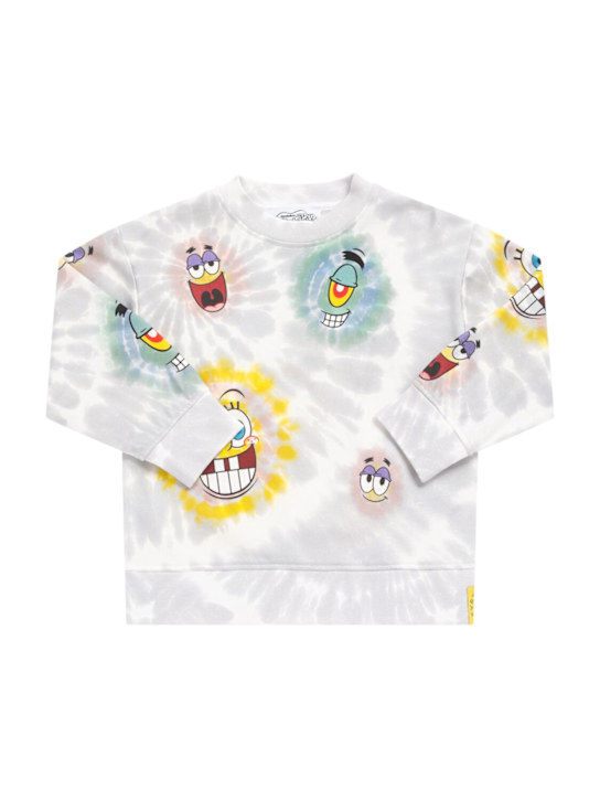 Stella McCartney Kids: Sweat-shirt en coton imprimé à col ras-du-cou