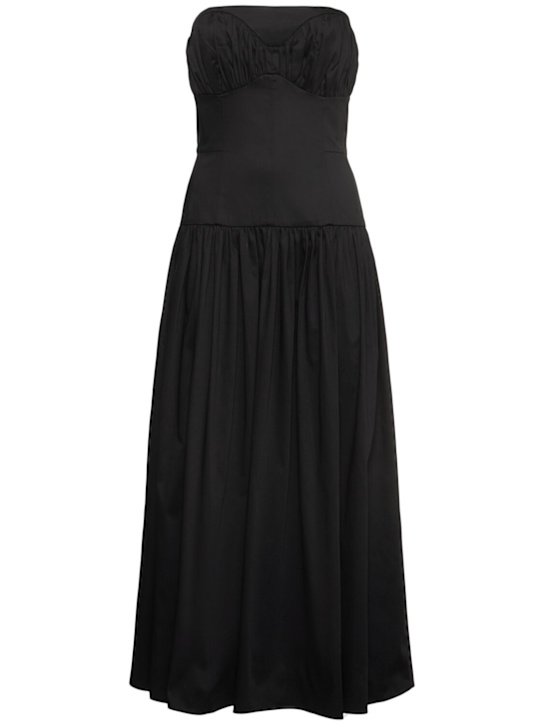 TOVE: Robe bustier en coton stretch Lauryn
