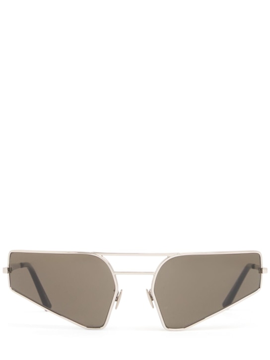 Rick Owens - Silberne Sonnenbrille „Prong“