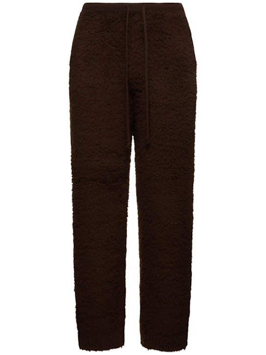 Auralee - Pantalon en maille de laine mélangée