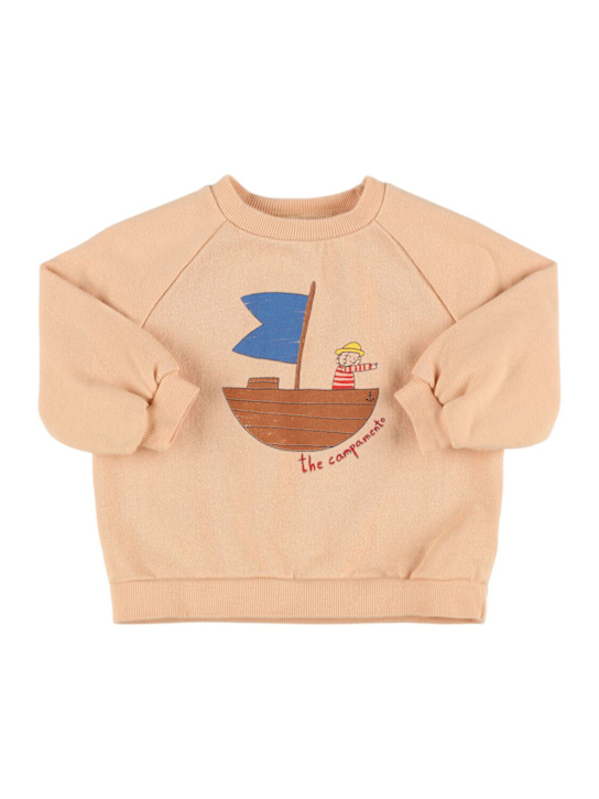 The Campamento: Sweat-shirt en coton imprimé