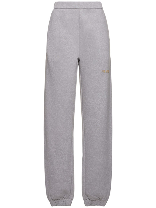 The Attico: Pantalones deportivos de algodón jersey