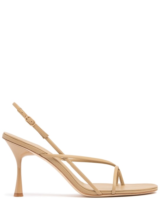 Studio Amelia: 90mm Wishbone leather sandals
