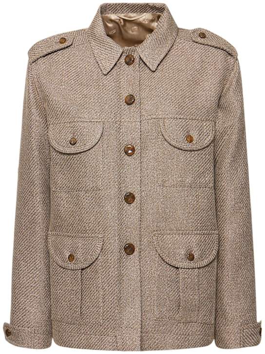 Blazé Milano - Jacke aus Leinenmischung „Sahariana“