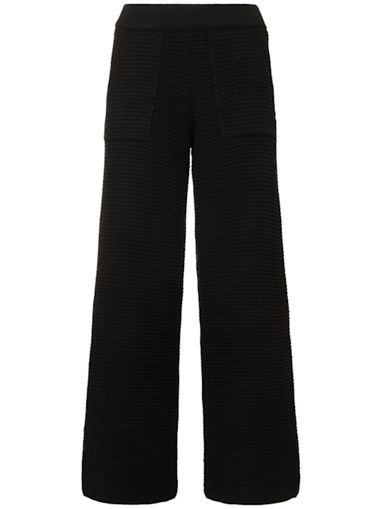 Andreadamo: Pantalon ample en maille de coton mélangé