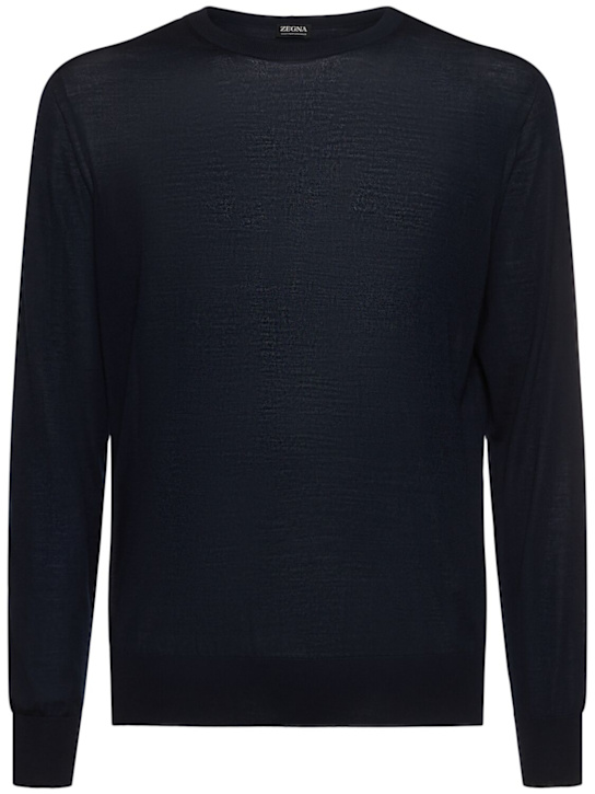 Zegna - High performance wool crewneck sweater