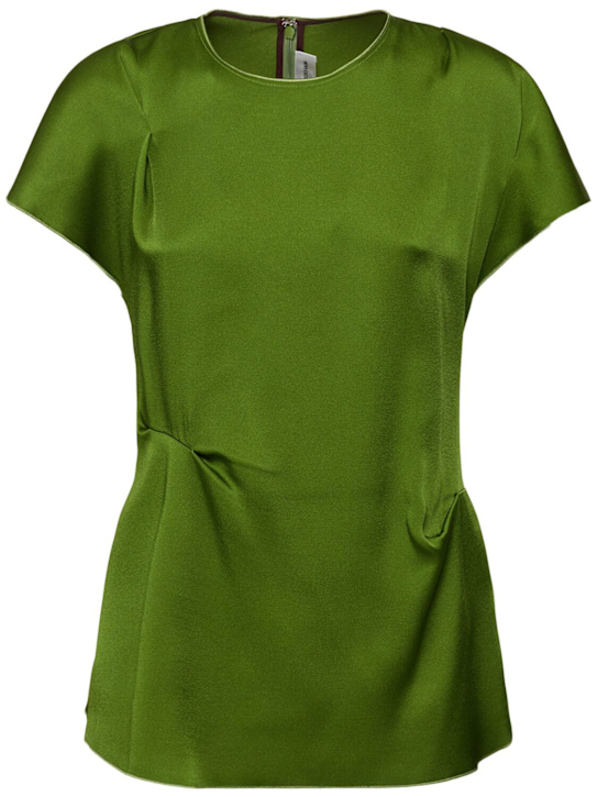 Victoria Beckham - Top in raso drappeggiato