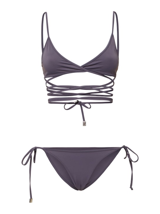 The Attico - Lycra triangle bikini