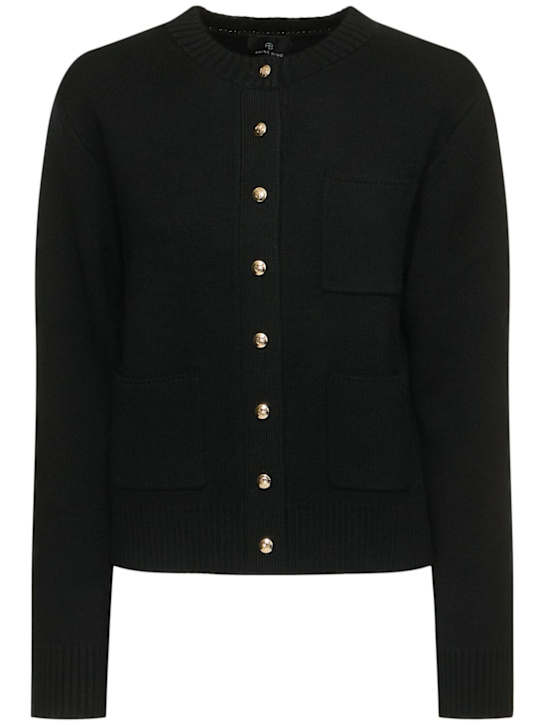 ANINE BING - Jameson wool blend cardigan