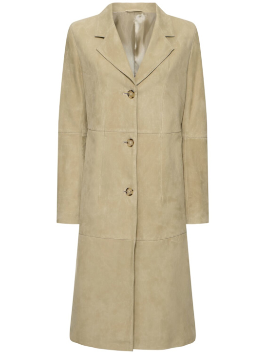 Toteme - Manteau en daim Cinched