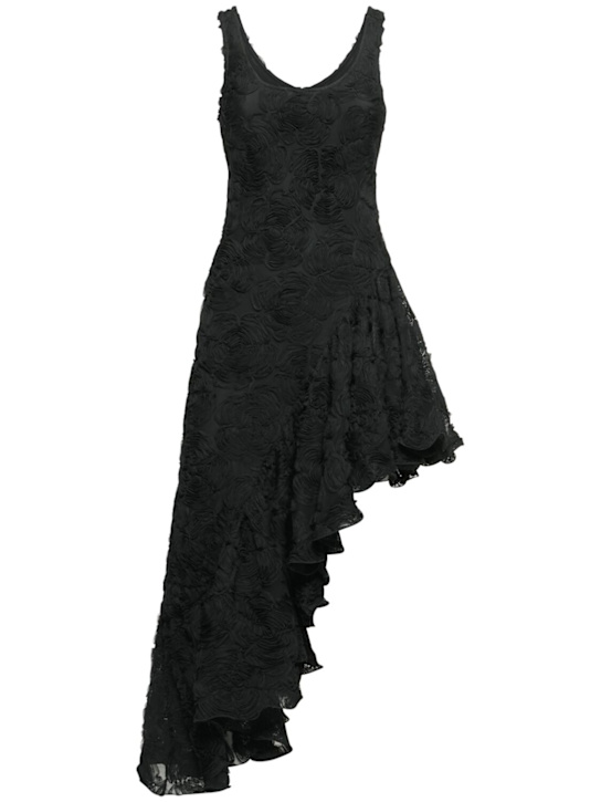 Rotate - Robe en mesh fleuri à volants Tanmieka