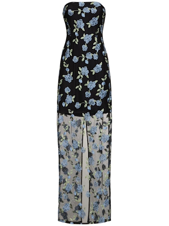 Rotate - Robe bustier mi-longue en mesh Albertina
