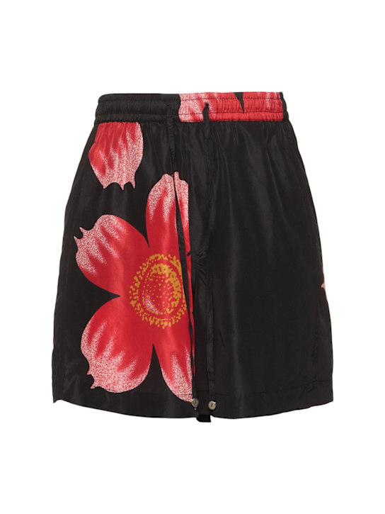 Harago: Shorts mit Blumendruck