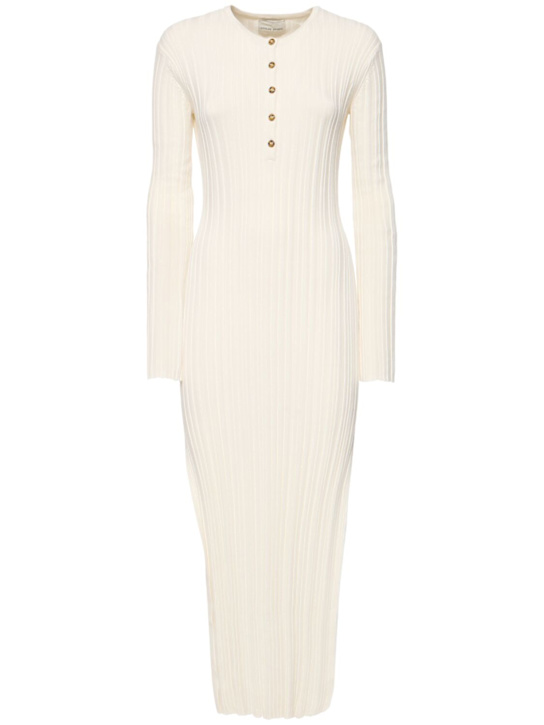 Loulou De Saison: Vestido largo de seda