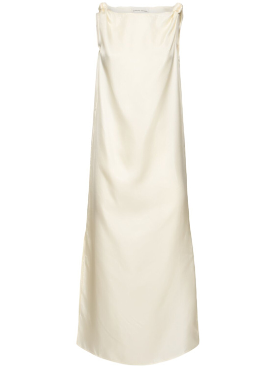 Loulou De Saison: Moun sleeveless draped silk midi dress