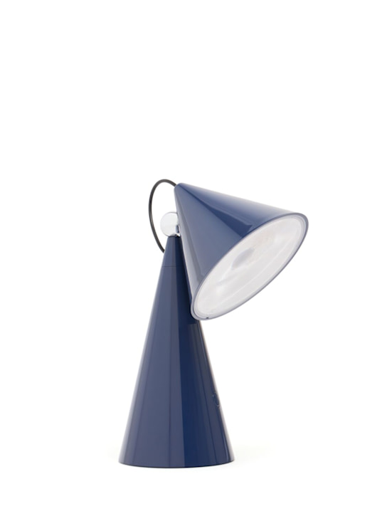 Tom Dixon - Lampe de table LED Pose Portable Indigo