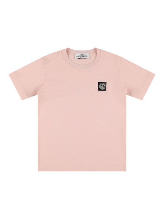 Stone Island Junior - T-shirt en jersey de coton à logo