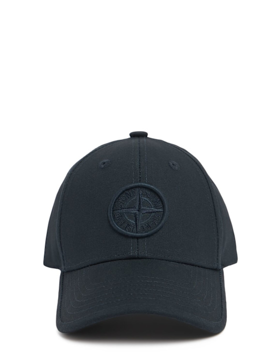 Stone Island Junior: Cotton canvas baseball hat w/logo