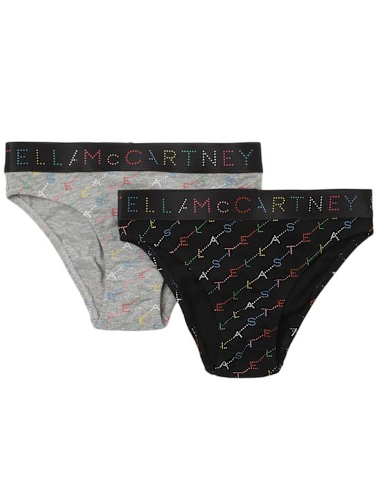 Stella McCartney Kids: Lot de 2 culottes en jersey de coton
