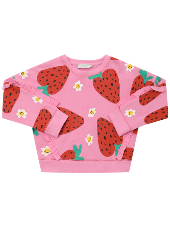 Stella McCartney Kids - Printed cotton crewneck sweatshirt