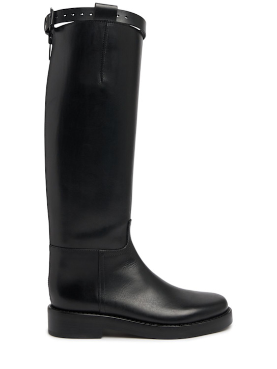 Ann Demeulemeester - 40mm hohe Lederstiefel „Stan“