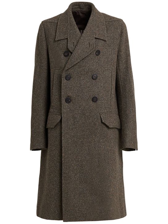 Rick Owens: Langer Mantel aus Wolle „Officer“