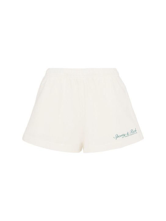 Sporty & Rich - Short en coton Syracuse Disco