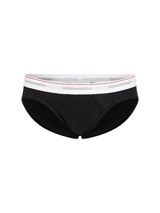 Dsquared2: Lot de 3 slips en mélange de coton
