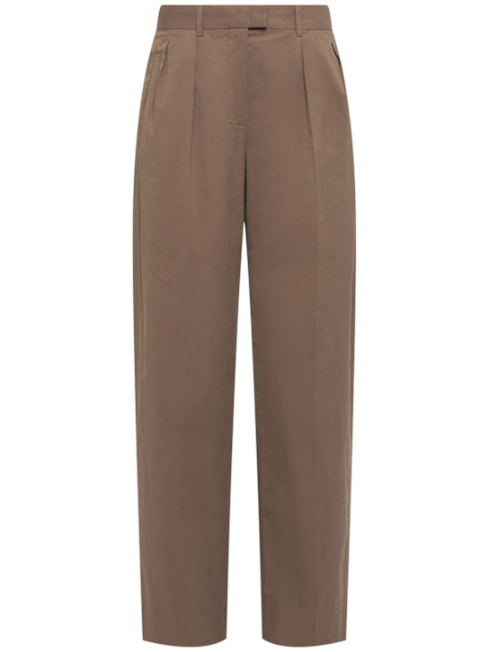 The Row - Pantaloni dritti Alfidis in gabardina di cotone