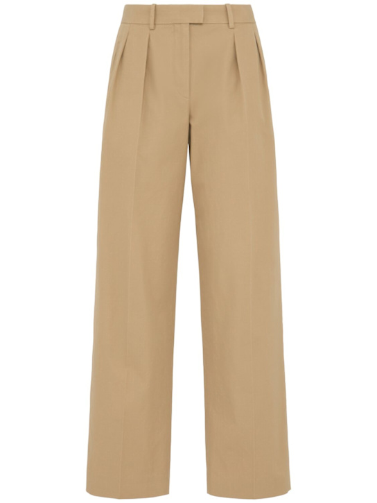 The Row: Gerade Gabardine-Hose „Alfidis“