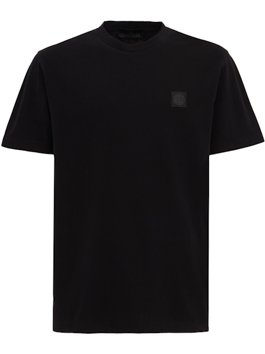 Stone Island - S/s crepe cotton jersey t-shirt