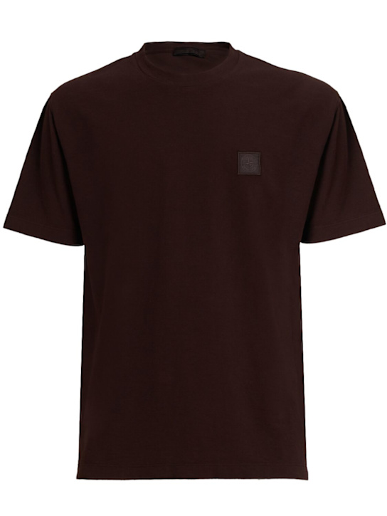 Stone Island - S/s crepe cotton jersey t-shirt