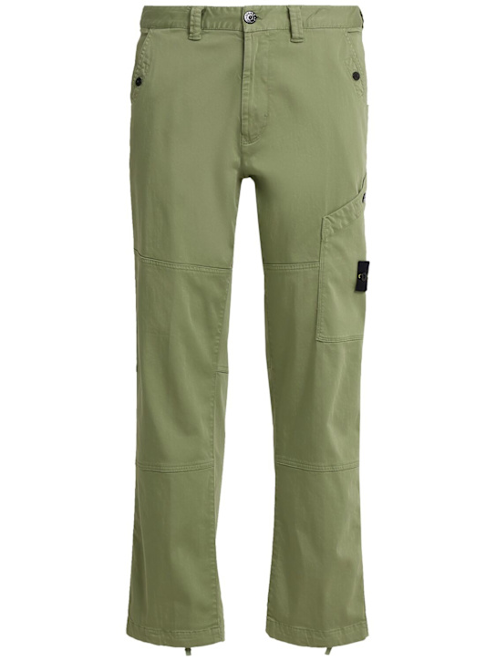 Stone Island - Stretch cotton satin pants