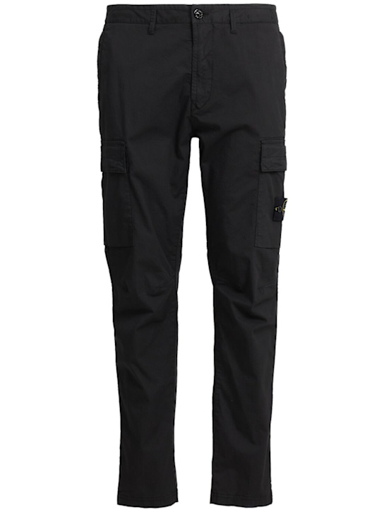 Stone Island - Stretch cotton twill pants