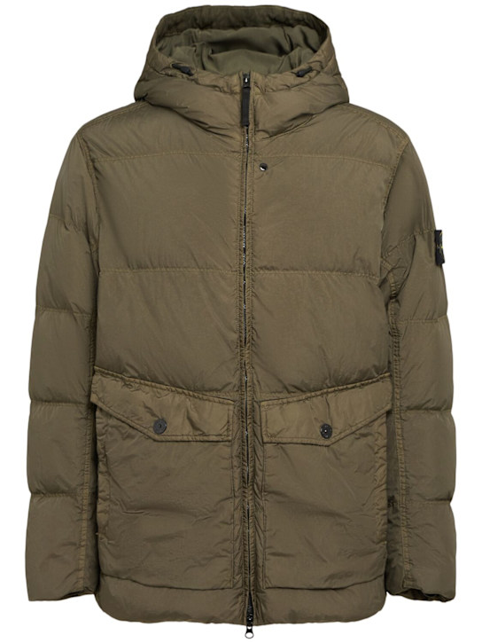 Stone Island: Kurze Daunenjacke aus Nylon