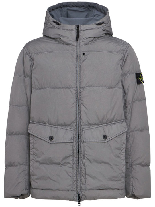 Stone Island - Short nylon down parka