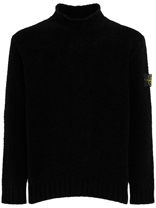 Strickpullover aus Baumwollchenille